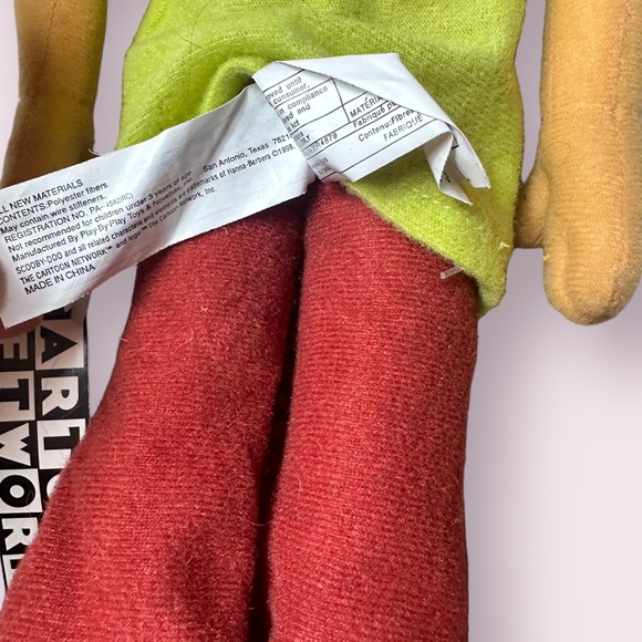 Vintage 1998 Cartoon Network Scooby Doo Shaggy Doll With Tags 14” Tall - Picture 8 of 9